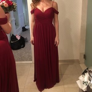 Beautiful Burgundy evening dress